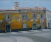 Yellow Houses, Faro. Oil on board. Size: 10 x 12in (26 x 30cm). Available