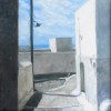Street Corner Santorini, 12 x12 ins (£700).