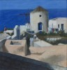 Old Windmill, Santorini 11 x 11ins, (£600).