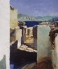 Ruined Street, Symi: Oil on canvas. Available