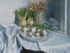 Still life with onions ,16 x 20 ins ( £800).