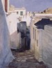Street in Naxos: Oil on canvas. Available