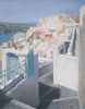 Strong Light, Santorini: oil on canvas. Size: 36 x 28in (91 x 71cm). Available