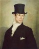 Top Hat:Oil on canvas. Size: 30 x 20in (76 x 51cm)