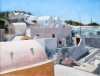 Finikia, Santorini: Oil on Canvas. Size: 16 x 20in (41 x 51cm). Available