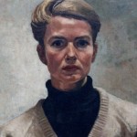 Self Portrait: Oil on canvas. Size: 20 x 15in (51 x 38cm)