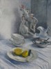 Lemons on plate