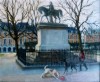 Paris, Place des Vosges, 16 x 12 ins (£650).