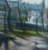 Garden in Montmartre, 12 x 12 ins (£650).