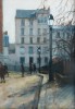 Street in Montmartre, March 2016, 6x8 ins (Sold).