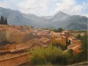 Barga, Tuscany. Oil on canvas 16 x 20 ins ( 41 x 5 1cm). Available