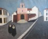 Nuns in Spain : Oil on Canvas. Size: 31 x 36in (79 x 91cm). Available