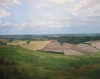 View from Inkpen Beacon, Berkshire. Oil on board. Size: 27 x 33in (69 x 84cm). Available