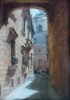Street in Malta, 6 x 8 ins (£350).