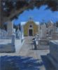 Yellow Chapel, Santorini, 10" x 12". Oil on canvas(£750)